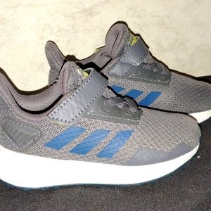 Adidas Kids Charcoal and Navy Sneakers